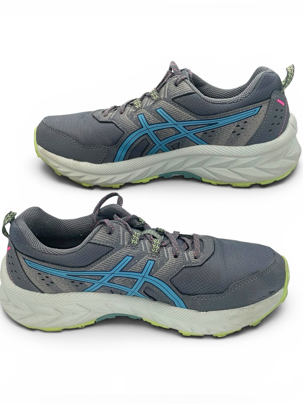ASICS Gel Venture 9 Trail Running Shoes Gray Blue Women’s 8.5 - Picture 3 of 5